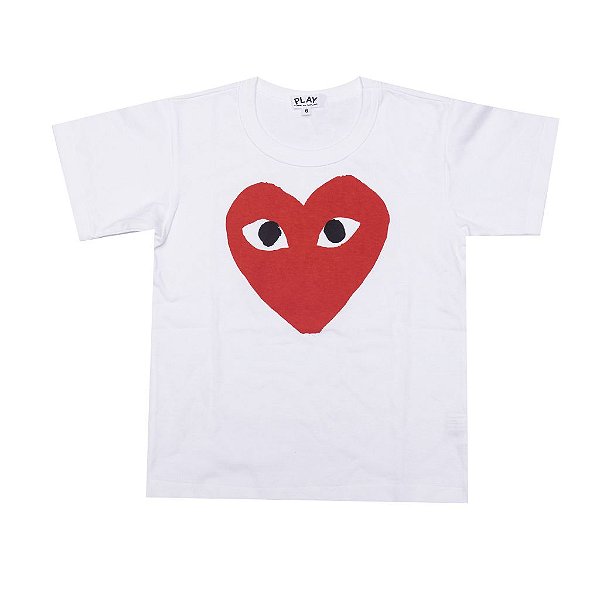 COMME DES GAR ONS Camiseta Play Big Heart