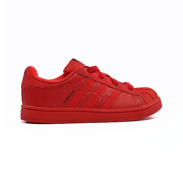 ADIDAS - Superstar I "Triple Red" (Infantil) -USADO-