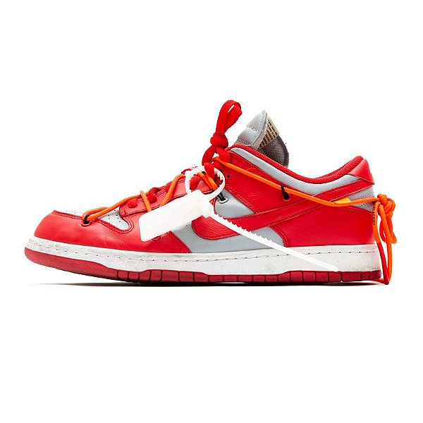 NIKE x OFF-WHITE - Dunk Low "University Red" -USADO-