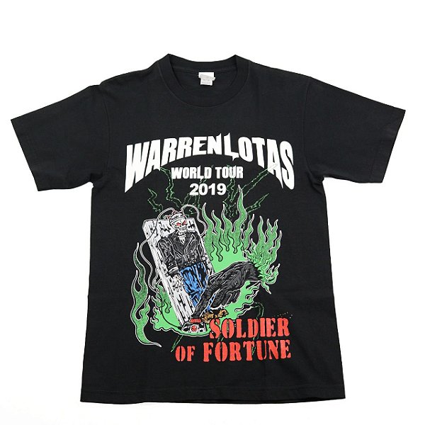 WARREN LOTAS - Camiseta World Tour "Preto" -USADO-