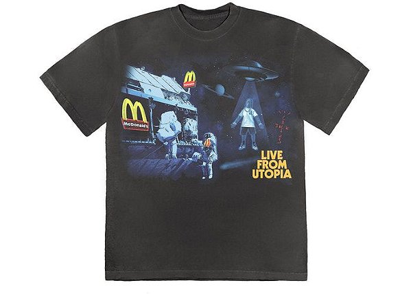 TRAVIS SCOTT x MCDONALD'S - Camiseta Live From Utopia ...