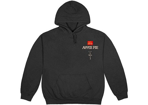 TRAVIS SCOTT x MCDONALD'S - Moletom Apple Pie "Preto" -NOVO-