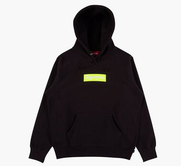 SUPREME - Moletom Box Logo FW17 "Preto" -USADO-