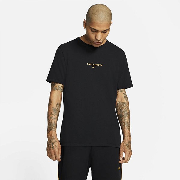 mini camiseta com logo swoosh drake