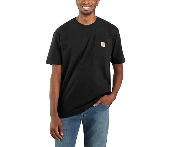 CARHARTT - Camiseta Pocket Loose Fit "Preto" -NOVO-