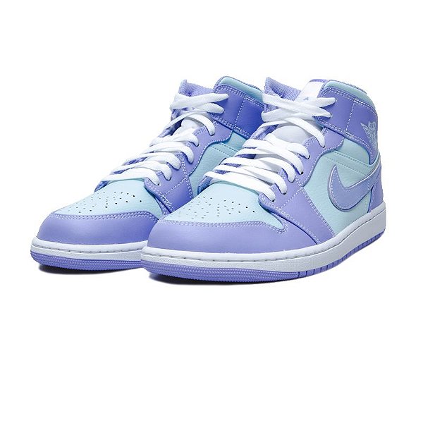 NIKE - Air Jordan 1 Mid "Purple Aqua" -NOVO-