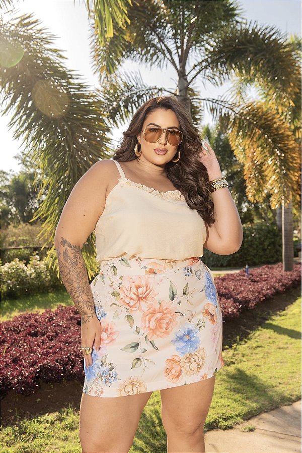Regata Babadinho Garden Quality Moda Plus Size dvs Primavera loja