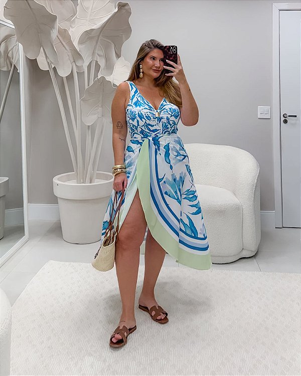 Pareô Salinas Quality Moda Plus Size Duas Primavera