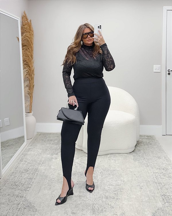 Calça com Pezinho Prta Quality Moda Plus Size dvs Outono Preview Equi dvs