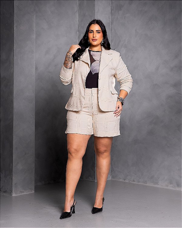 Short Paradis em Algodão Quality Moda Plus Size Preview Dub