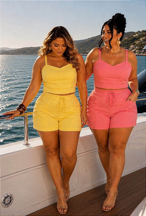 Conjunto Verano Plus Size Casual Quality Moda Plus Size Preview mlj