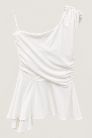 Blusa Um Ombro Só Quality Moda Plus Size Dub Preview