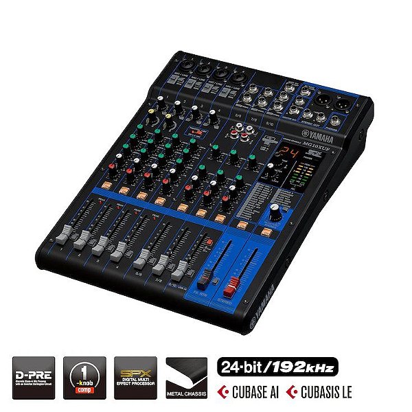 Mesa de Som Yamaha MG10XUF 10 Canais com Efeitos