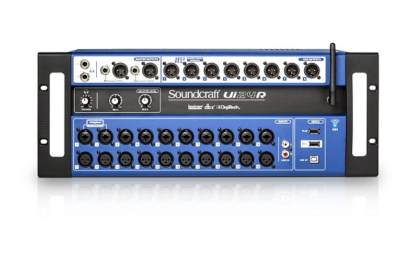Mesa de Som Digital Soundcraft 24 Canais Ui24r com Wifi