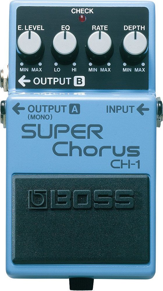 Pedal Boss compacto Super Chorus  CH-1