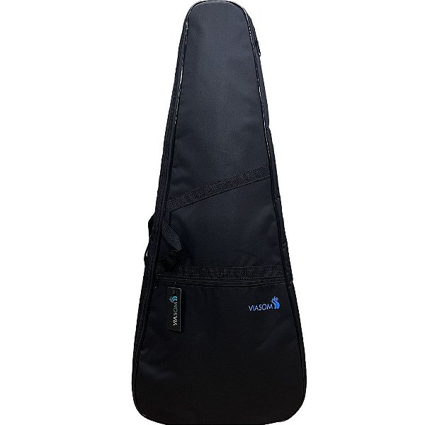 Capa para Guitarra Luxo Cor Preta Viasom C106L/E