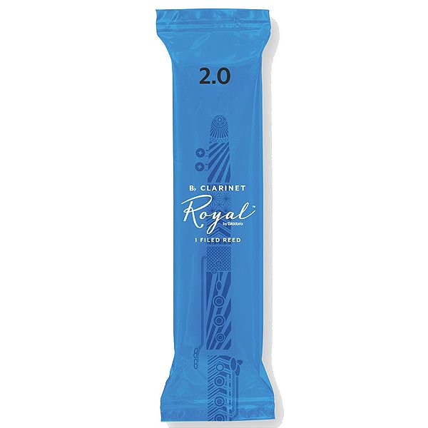 Palheta D'addario Woodwinds Royal para Clarinete 2 RCB0120