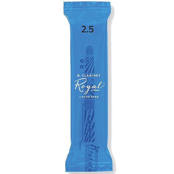 Palheta D'addario Woodwinds Royal para Clarinete 2.5 RCB0125
