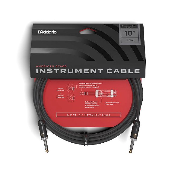 Cabo American Stage 3.05m D'Addario PW-AMSG-10