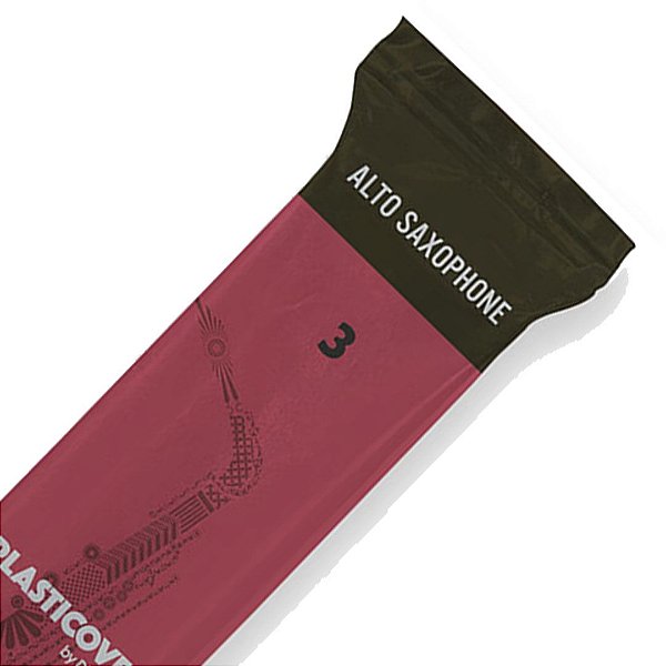 Palheta Sax Alto 3 (Unidade) D’Addario Plasticover 25/RRPASX300