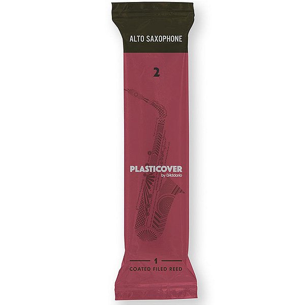 Palheta Sax Alto 2.0 (Unidade) D’Addario Plasticover 25/RRPASX200