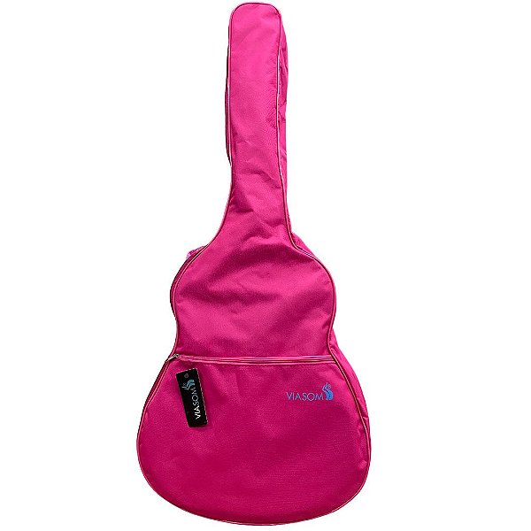 Capa para Violão Clássico Viasom Rosa NR2A