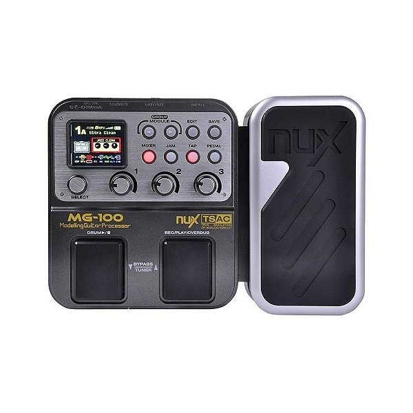 Pedal de Efeitos Nux para Guitarra MG100