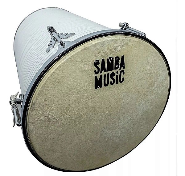 Rebolo Samba Music Madeira 50X12 PVC Branco Wood