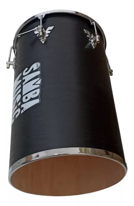 Rebolo Samba Music Madeira 50X12 PVC Preto Wood