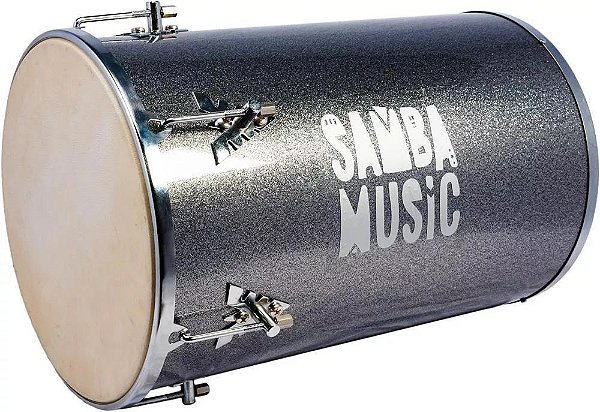 Rebolo Samba Music Madeira 50X12 PVC Titanium Sparkle