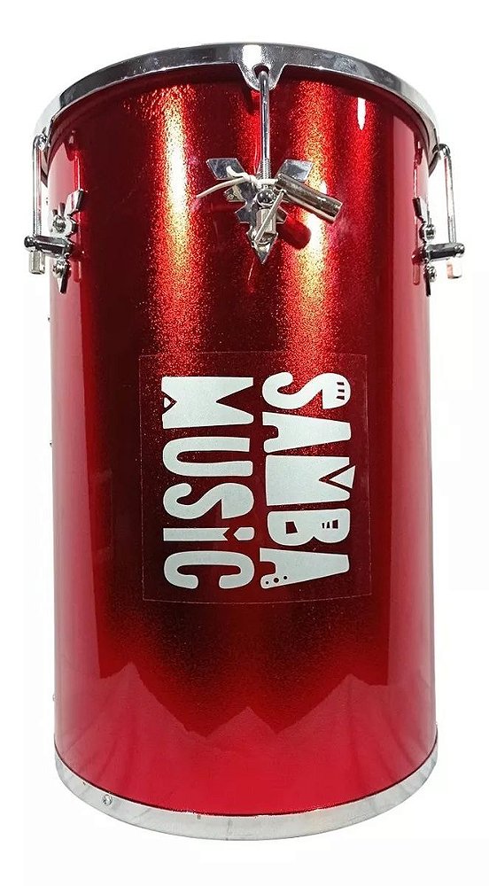 Rebolo Samba Music Madeira 50X12 PVC Vermelho