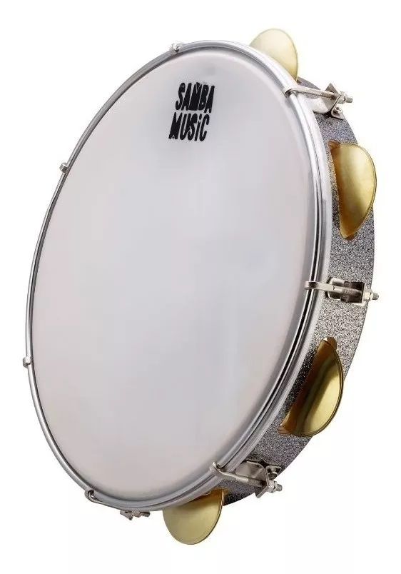 Pandeiro Samba Music Pele Leitosa 10 Titanium