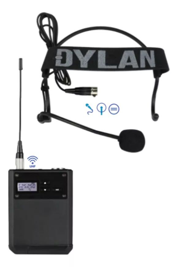 Microfone Dylan Headset Sem Fio D-9003S