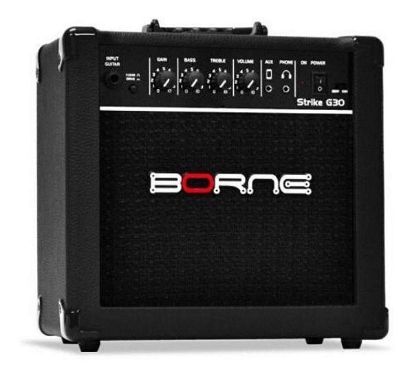 Amplificador para Guitarra Borne Strike G30 Preto