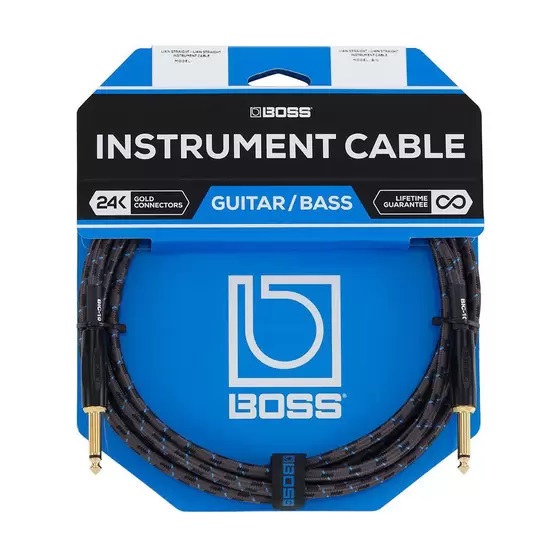 Cabo Boss Para Intrumentos P10 / P10 Textil 6Mts Bic-20