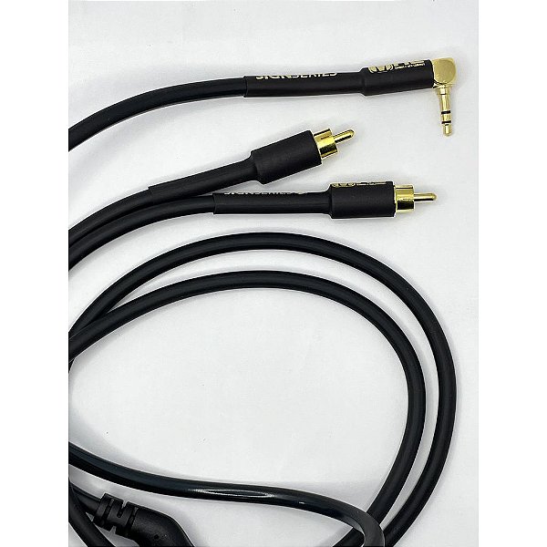 Cabo Sinal Mac Dj Series - 2 Rca + P2 Stereo