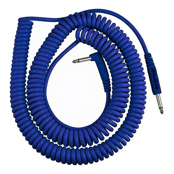 Cabo P10xP10 Espiral Azul Escuro P10 90 9.15mt Mac Cabos