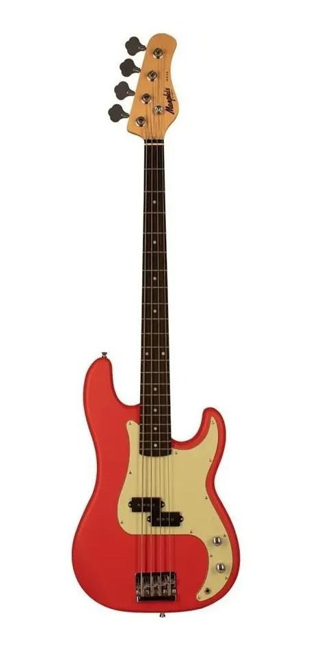 Contrabaixo passivo 4 cordas Fiesta red satin MB-40 Memphis