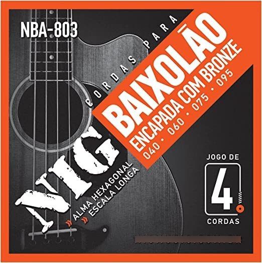 Encordoamento Baixolão 4C Nig Nba803 040-.095 Bronze 80/20