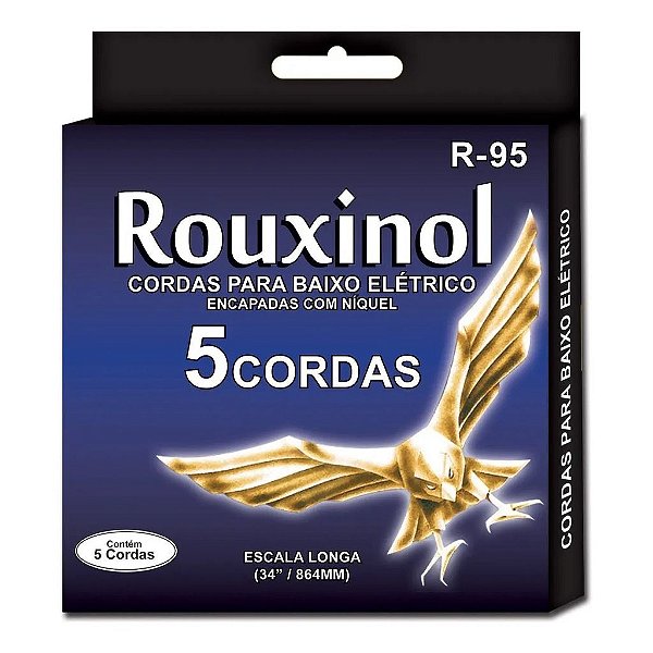 Encordoamento para Contrabaixo 5 Cordas 0.43" Rouxinol R-95