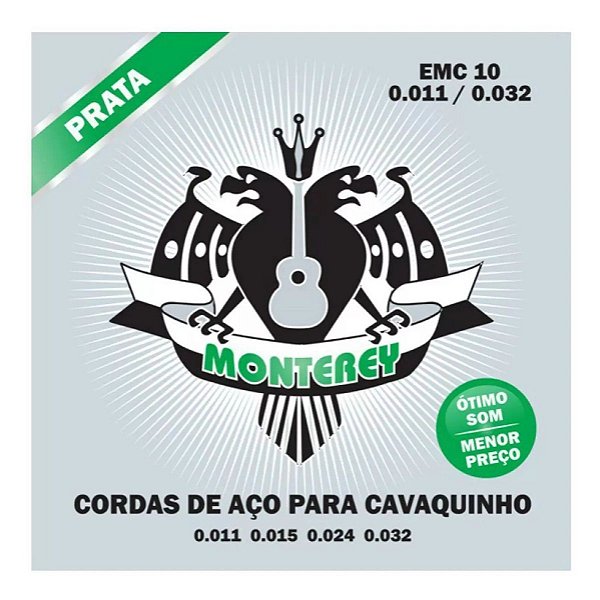 Encordoamento Para Cavaco Aço Monterey Emc10