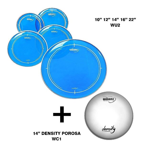 Kit Pele 10 12 14 14p 16 22 Williams Wu2 Target Filme Duplo