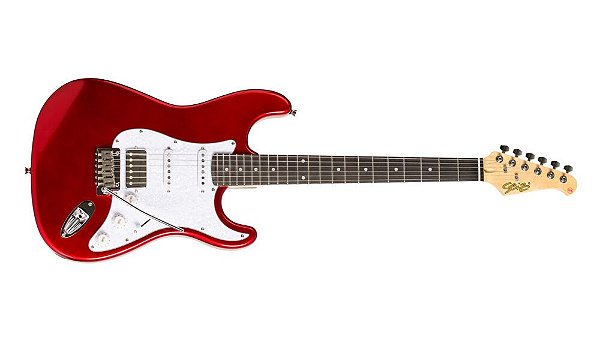 Guitarra Seizi Vintage Budokan Hss - Candy Apple