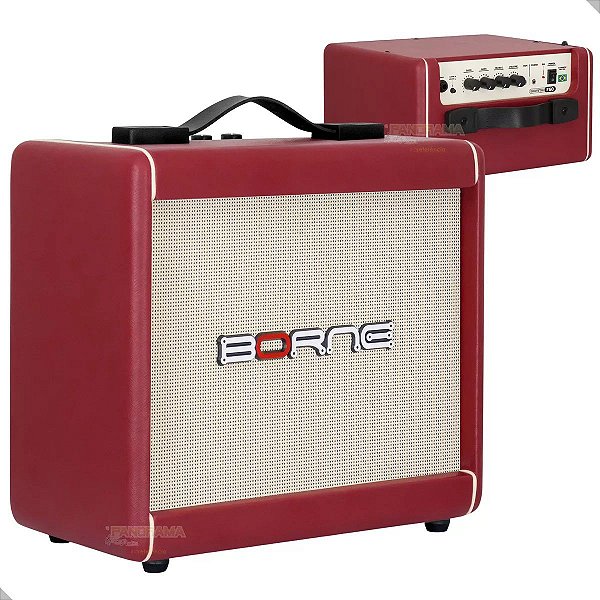Amplificador Para Guitarra Borne F60 Vinho 15w