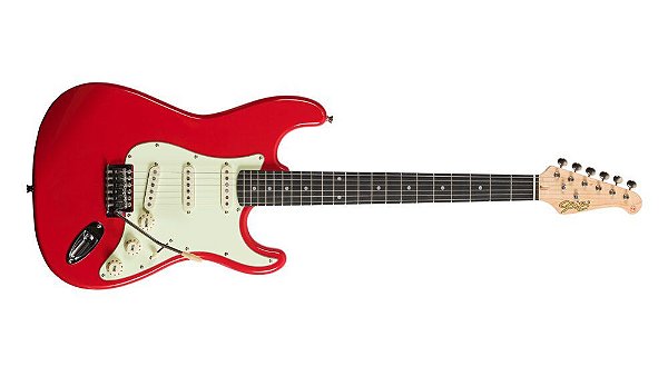 Guitarra Seizi Vintage Shinobi Sss - Fiesta Red