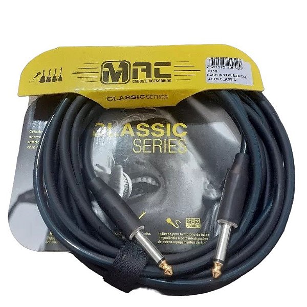 Cabo Mac Classic Intrumentos  15FT/4.57M Ic15b