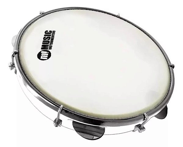 Pandeiro Phx 10" Abs Pele Leitosa 83-Abs Branco