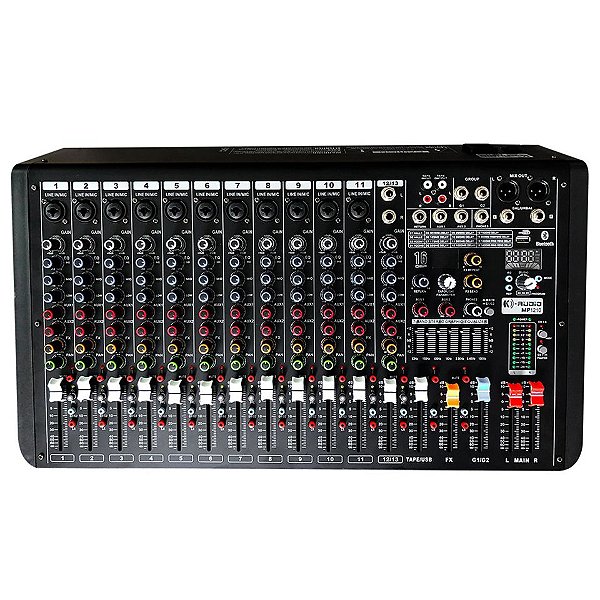 Mesa De Som K-audio Mp1210 12 Canais