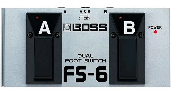 Pedal Boss FS-6DUAL Footswitch 2 em 1