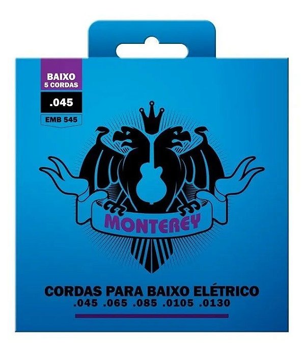 Encordoamento Monterey Emb545 5 Cordas  0.045